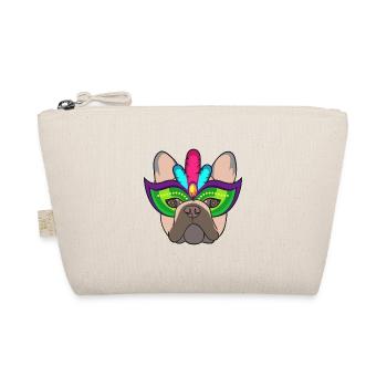 I love French Bulldog Gift Carnival - Organic Pouch - nature - Front