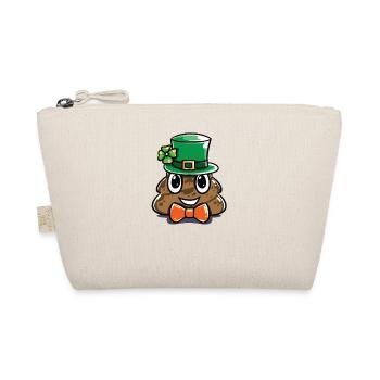 St Patricks day Outfit Poop Geschenk Bier Irland - Bio-Täschchen - Natur - Vorne