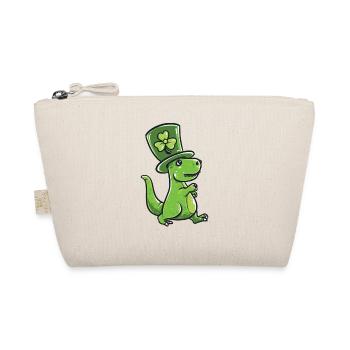 St Patricks tenue de jour T-Rex cadeau Bière Irlande - Trousse biologique - nature - Devant