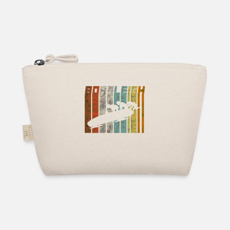 Retro Bob Fahrer Bobsleigh Bio-Täschchen