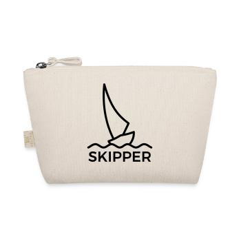 Skipper / segeln - Bio-Täschchen - Natur - Vorne