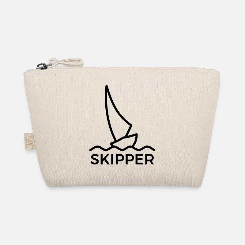 Skipper / segeln - Bio-Täschchen - Natur