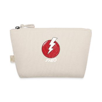 Nom de la foudre shirt Superhero Superhero Theo - Trousse biologique - nature - Devant