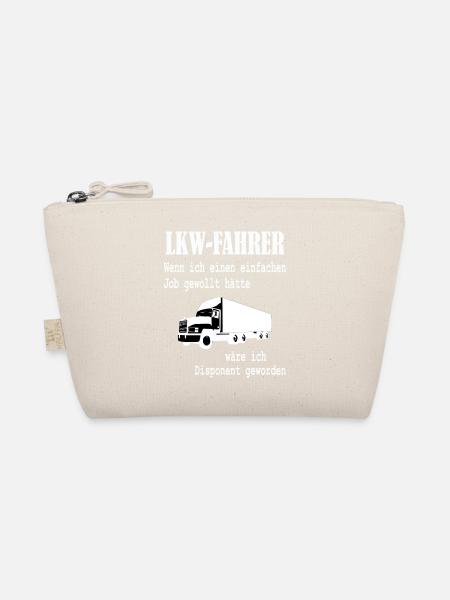 LKW-Fahrer - Beruf Spruch Disponent Geschenk - Bio-Täschchen - Natur