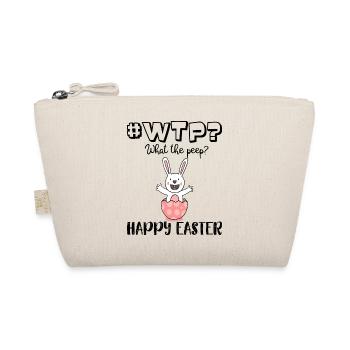 #WTP What the peep Funny WTF Easter Shirt - Bio-Täschchen - Natur - Vorne