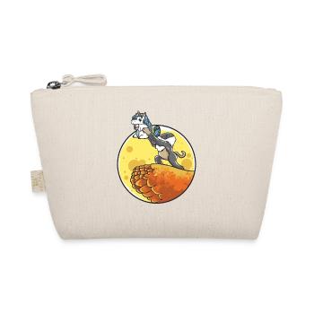 Unicorn funny funny birthday gift sweet - Organic Pouch - nature - Front