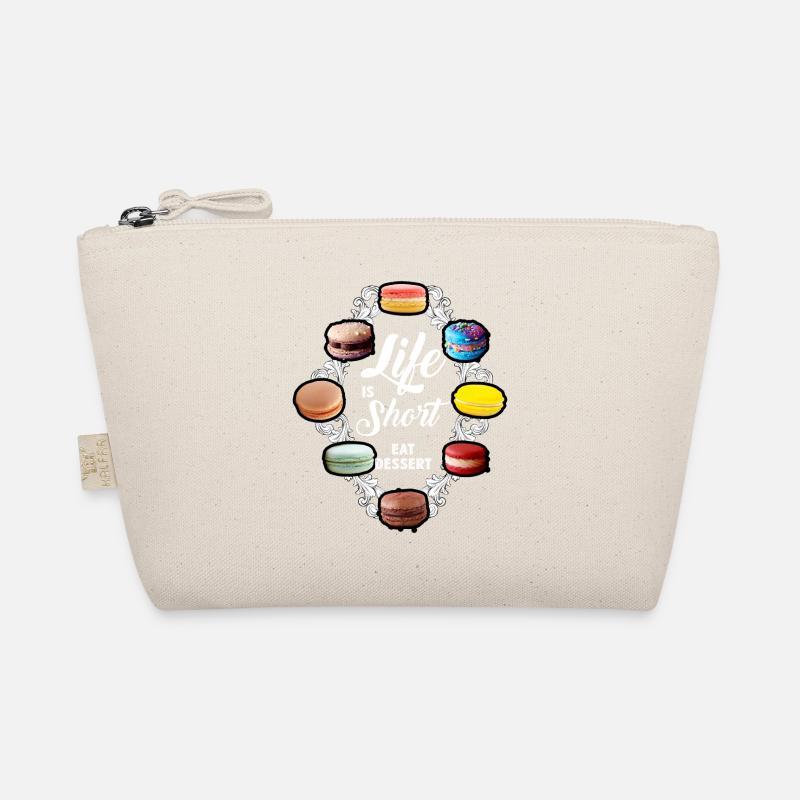 La vie est courte - Manger Dessert - Macarons Français Trousse biologique