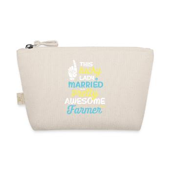 Pretty awesome farmer - Organic Pouch - nature - Front