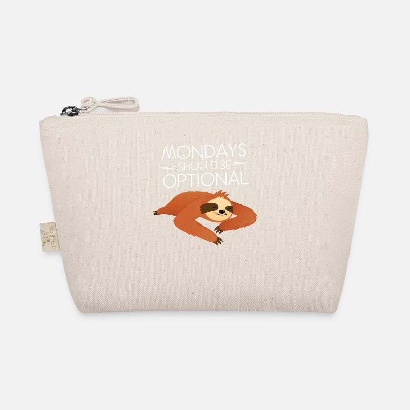 Mondays Should Be Optional - Lazy Sloth Bio-Täschchen