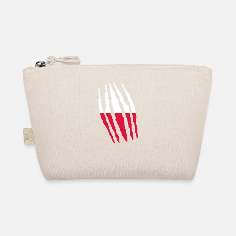 Claw Klaue Risse Herkunft POLEN polska poland png - Bio-Täschchen - Natur