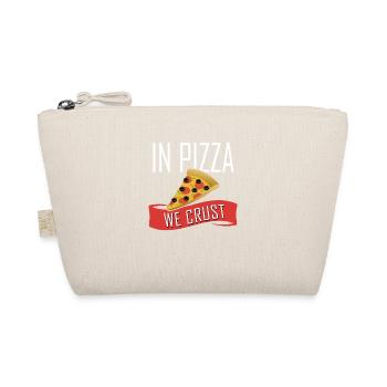 Pizza Design Gifts with Quote - Organic Pouch - nature - Front