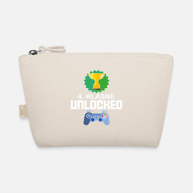 Level Unlocked 4th grade gamer gift gaming Organic Pouch