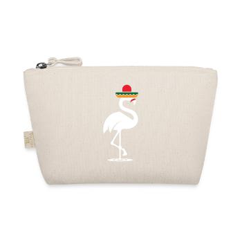 Sombrero Moustache Flamant Rose Funny Cinco De Mayo - Trousse biologique - nature - Devant