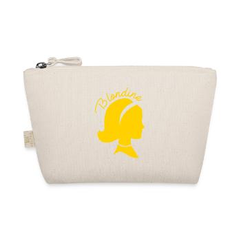BLONDE Design Tshirt Gift - Organic Pouch - nature - Front