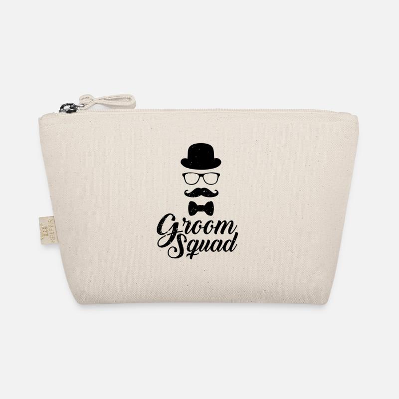 Groom Squad Gentleman Nerd Gift Organic Pouch