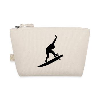 Surfing male eu - Organic Pouch - nature - Front