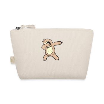 Dabbing Sloth Dab Dance Dancing HipHop Gift - Organic Pouch - nature - Front