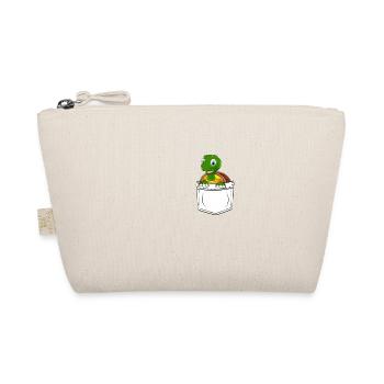 Turtle Reptiles Chest Bag Gift Kawaii - Organic Pouch - nature - Front