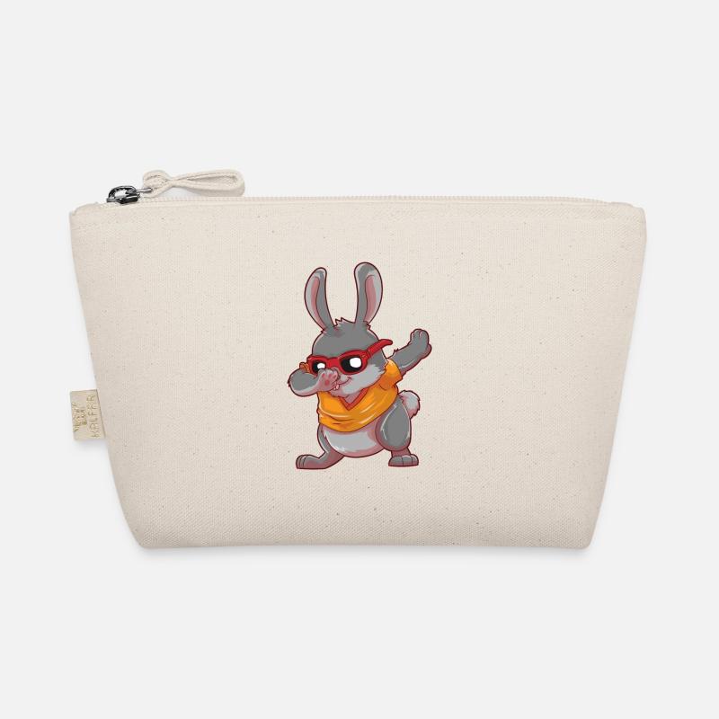 Cartoon Dabbing Osterhase Dab Hase Ostern Geschenk Bio-Täschchen