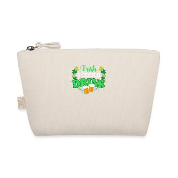 Irish I could Drink - Shirt - Gift - Organic Pouch - nature - Front