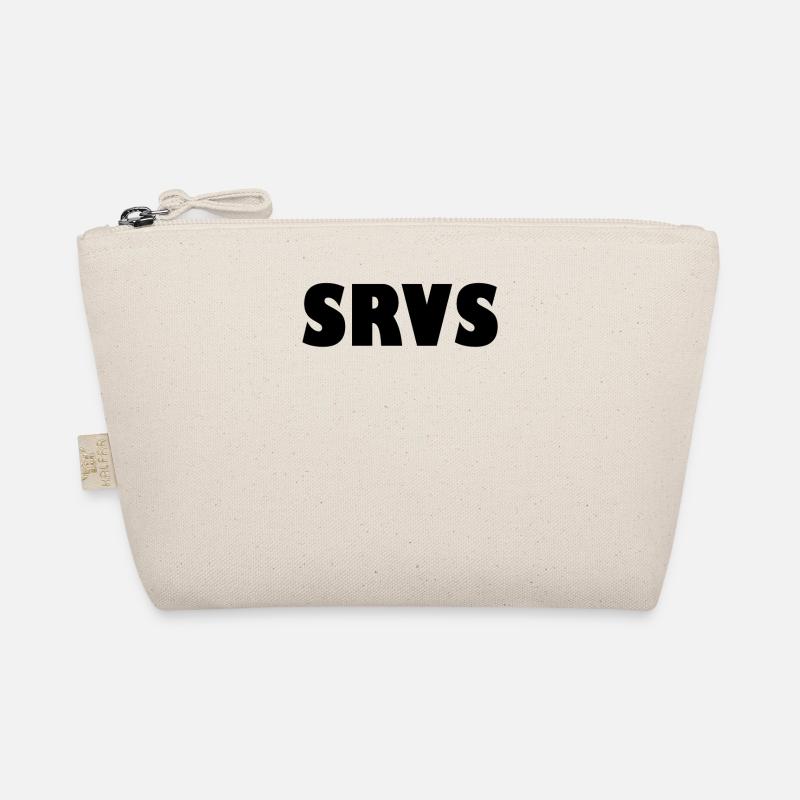 SRVS Servus Hallo Bayern Dialekt Geschenkidee Cool - Bio-Täschchen - Natur