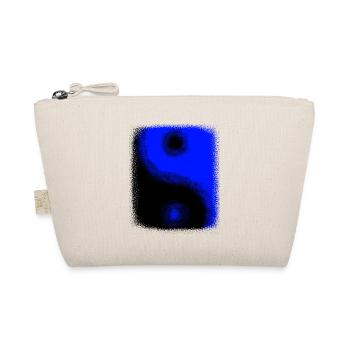 Yin Yang Noir Bleu Lumière et Sombre Balance Pun - Trousse biologique - nature - Devant