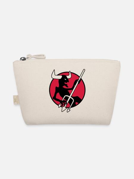 rockin_devil_3c - Bio-Täschchen - Natur - Vorne