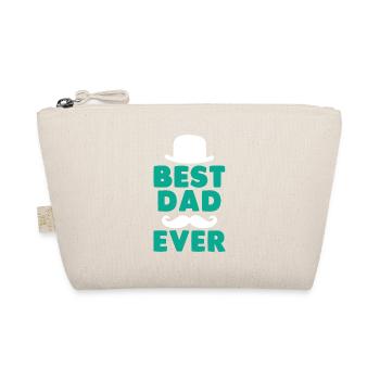 Father's Day gift Father's best dad of all time - Organic Pouch - nature - Front