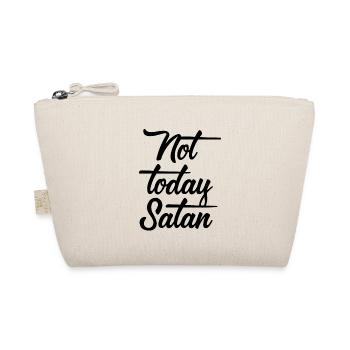 Not today Satan - Not Today Devil - Organic Pouch - nature - Front