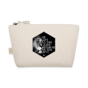 Lion Coming Soon by JT4Christ - Organic Pouch - nature - Front