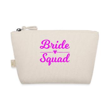 Bride Squad Team Bride - Bio-Täschchen - Natur - Vorne