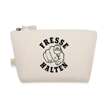 Fresse halten - Bio-Täschchen - Natur - Vorne