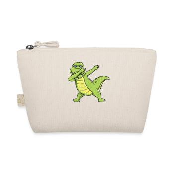 Dabbing Dab Dance Crocodile Gift Birthday Child - Organic Pouch - nature - Front
