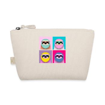 Pop Art Sloth With Sunglasses - Bio-Täschchen - Natur - Vorne