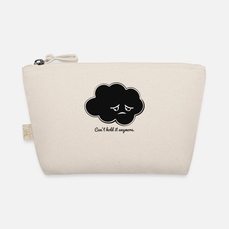 Rain Cloud Sad Feeling Gift Rain Saying Organic Pouch