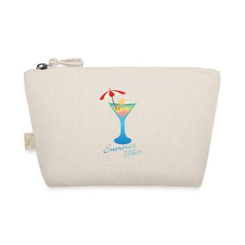 Summer sun umbrella holiday gift - Organic Pouch - nature - Front