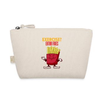 Pommes - Kartoffeln - Fast Food - Essen - Bio-Täschchen - Natur - Vorne