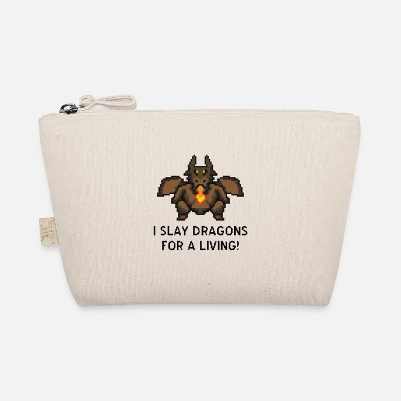 Dragons kill Pixel Gaming Organic Pouch