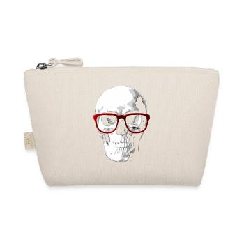 Crâne de nerd pour les geeks - Trousse biologique - nature - Devant