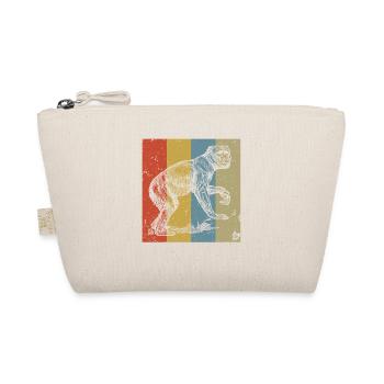 Save the Gorilla - retro birthday gift - Organic Pouch - nature - Front