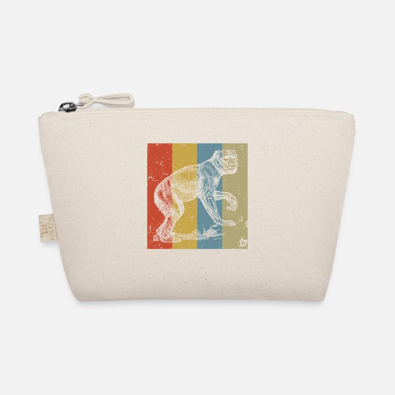 Rette den Gorilla - retro Geburtstagsgeschenk Bio-Täschchen