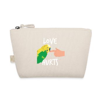 Wellensittich T-Shirt Papagei Lustiges Geschenk - Bio-Täschchen - Natur - Vorne