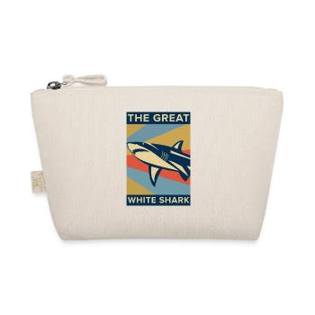 Grand requin blanc poisson dangereux cadeau animal mer - Trousse biologique - nature - Devant