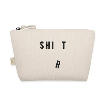 shit shirt black funny funny - Organic Pouch - nature - Front