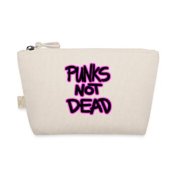punks not dead - Organic Pouch - nature - Front