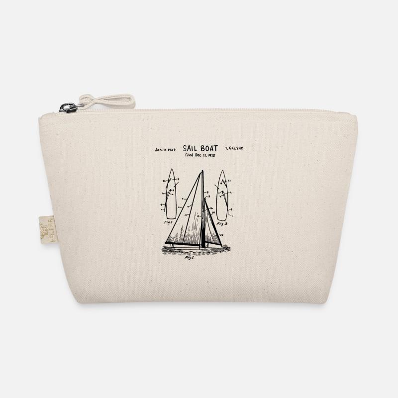 Sailing, sailboat, sailor skipper gift Organic Pouch