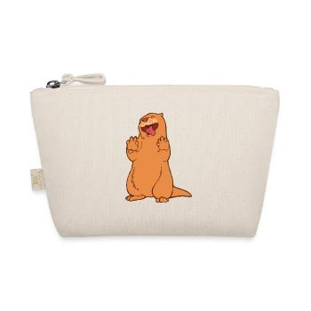 Lustiger tanzender Otter - Bio-Täschchen - Natur - Vorne