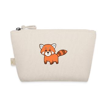 Süßer Katzenbär Roter Panda Red Panda - Bio-Täschchen - Natur - Vorne