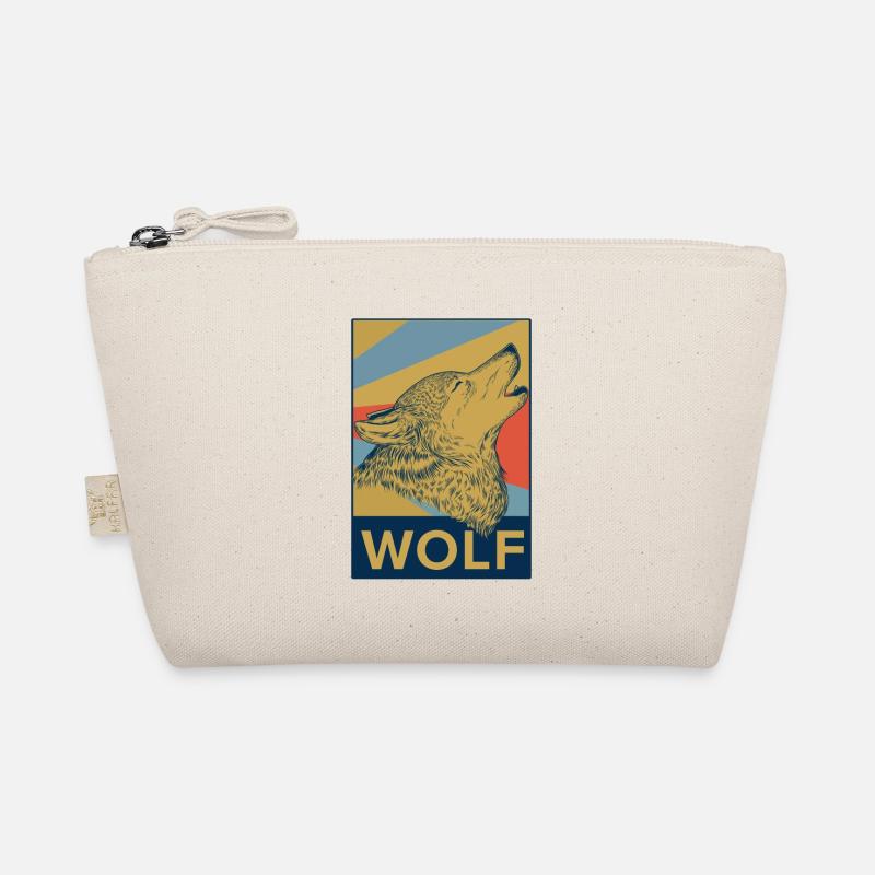 Wolf sheep gift animal predator colorful werewolf Organic Pouch