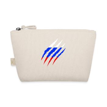 Russia flag fan football World Cup - Organic Pouch - nature - Front